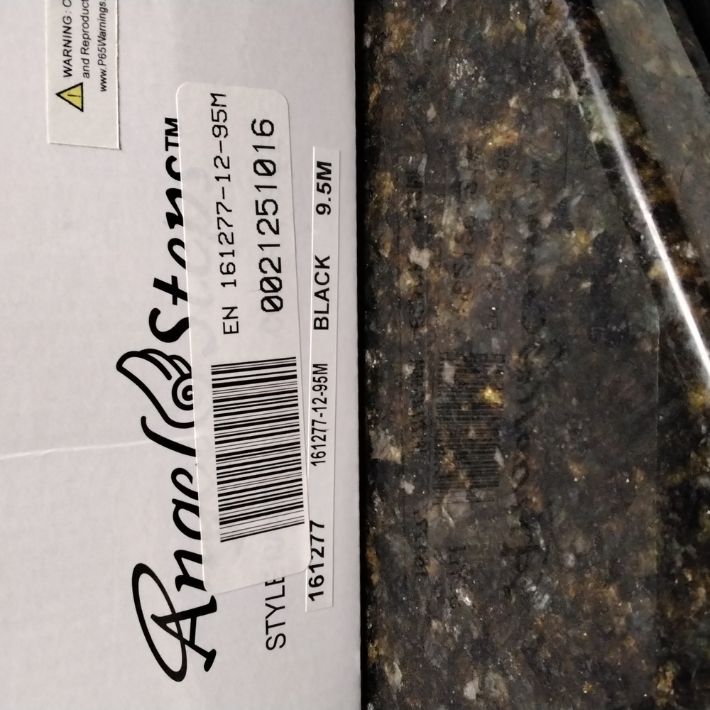 WS24- Buy 2prs🥿/$15.00 - Women Angel Steps Blk Spike Heels - sz 9.5 - Picture 11 of 12